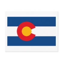 Colorado Flag Postcard