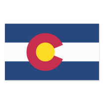 Colorado Flag Rectangle Stickers