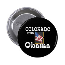 Colorado for Obama Button