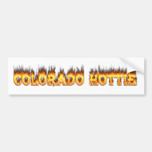 Colorado Hottie Fire And falesm Bumper Stickers