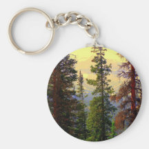 Colorado Mountain Pines Key Chains