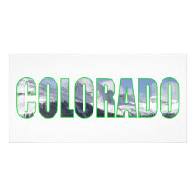 Colorado Personalized Photo Card