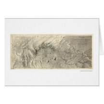Colorado River Map 1858 Cards