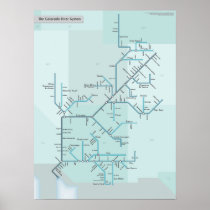 Colorado River System 18" x 24" Print