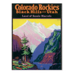 Colorado Rockies Blackhills, \Utahs Scenic Marvels Postcard