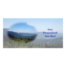 Colorado Rockies Panorama Personalised Photo Card