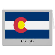 Colorado State Flag Card