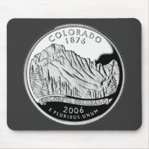 Colorado State Quarter Mouse Mat