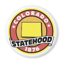 Colorado Statehood Gifts and Tees Refrigerator Magnets