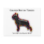 Colored Boston Terrier Post Card