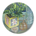 Colored pencil still life magnets