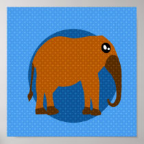 Colorful animals affiche
