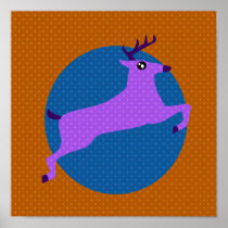 Colorful animals affiche