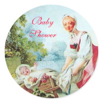COLORFUL BABY SHOWER STICKER