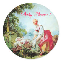 COLORFUL BABY SHOWER STICKERS