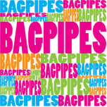 Colorful Bagpipes Photo Cutouts