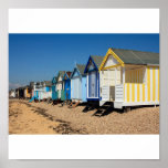Colorful Beach Huts Posters