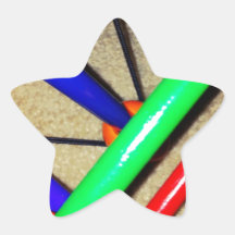 Colorful Blue Red Green Yellow Children's Toy Stickers