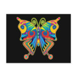 COLORFUL BUTTERFLY ART postcards