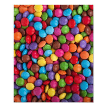 Colorful Chocolate Buttons Photo Art