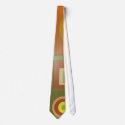 colorful circles and squares ties