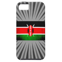 Colorful Contrast Kenyan Flag iPhone 5 Cases