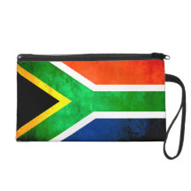 Colorful Contrast South AfricanFlag Wristlets