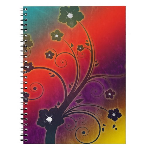 Colorful Decoration Spiral Note Books