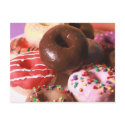 Colorful Donuts postcards