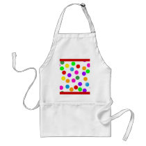 colorful_dots_on_white apron