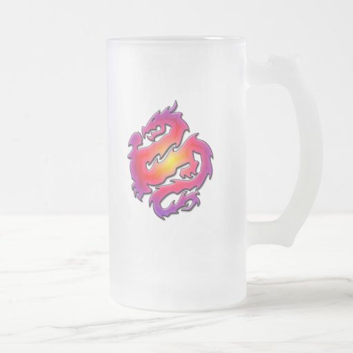COLORFUL DRAGON MUGS