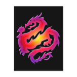 COLORFUL DRAGON postcards