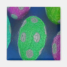COLORFUL EASTHER EGGS REFRIGERATOR MAGNETS