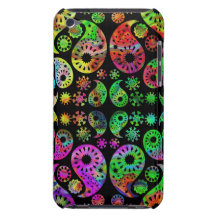 Colorful Funky Paisley Pattern. iPod Touch Covers