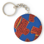 Colorful Jigsaw Key Chains