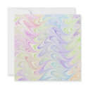 colorful marble pattern invitations