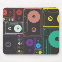 Colorful Mix Tapes Mouse Pads