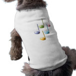 Colorful Musical Notes Doggie Shirt