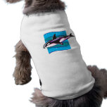 colorful orca design pet t-shirt