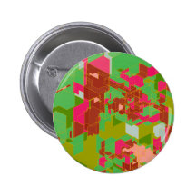 Colorful Panels Pinback Buttons