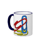 Colorful Paperclips Coffee Mugs