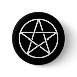 Colorful Pentagrams Pinback Buttons
