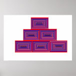 COLORFUL PYRAMID posters