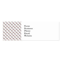 Colorful Rainbow Artistic Horse Pattern Business Card Template