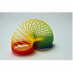 Colorful Rainbow slinky toy for kids Photo Sculptures
