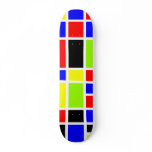 Colorful Rectangles 02 Custom Skate Board