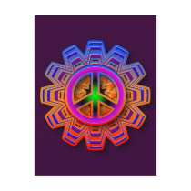 COLORFUL RETRO PEACE SIGN
