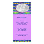 colorful ribbons rack card