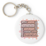 Colorful Scrapbooking Keychain