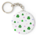 Colorful Shamrock Keychain